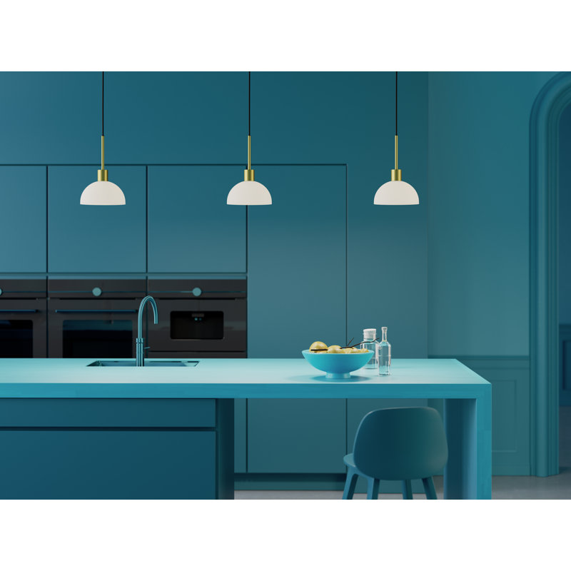 Vienda 1 - Light Dome Pendant, Brass