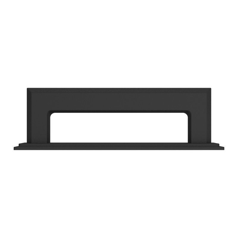 4940 Transitional Back Plate, Satin Black