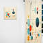 Syncronicities Midcentury Elegant Retro Art - Rideau en velours abstrait - 1 panneau-112760306
