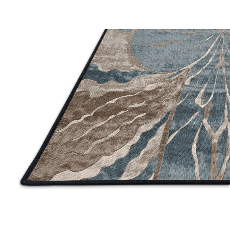 Tapis gris lavable à la machine, Tapis de couloir 2 pi x 4 pi