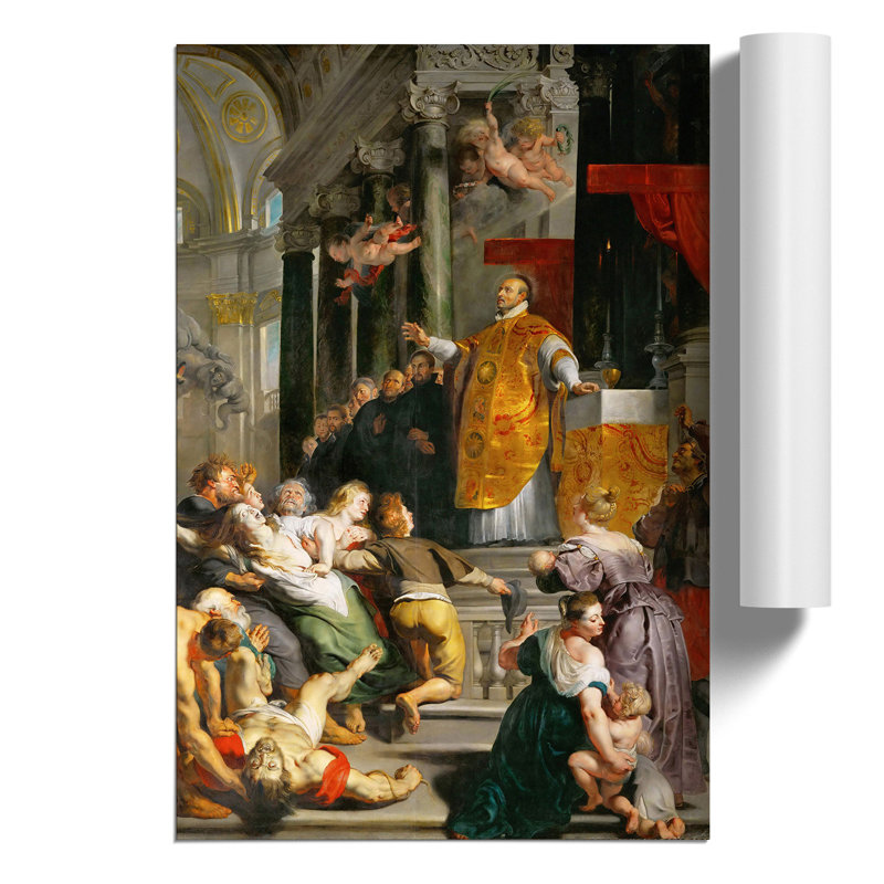 Miracles by Peter Paul Rubens - Unframed Painting, 42cm H x 30cm W x 0.1cm D