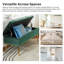 Banc de rangement rembourré en velours Kajana-1706549178