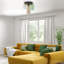 Malaya Glass Flush Mount