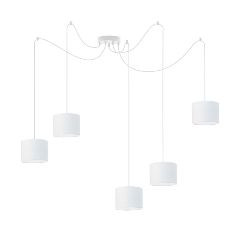 Odonoghue 5 - Light Pendant, White, White