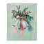 Toile festive en forme de cloche d'argent, design par Arlington Prints-312913992