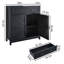 Armoire de rangement Farmhouse Batgroom avec tiroir et tablette réglable-111595879