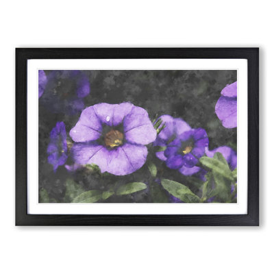 Purple Flowers - Framed Print