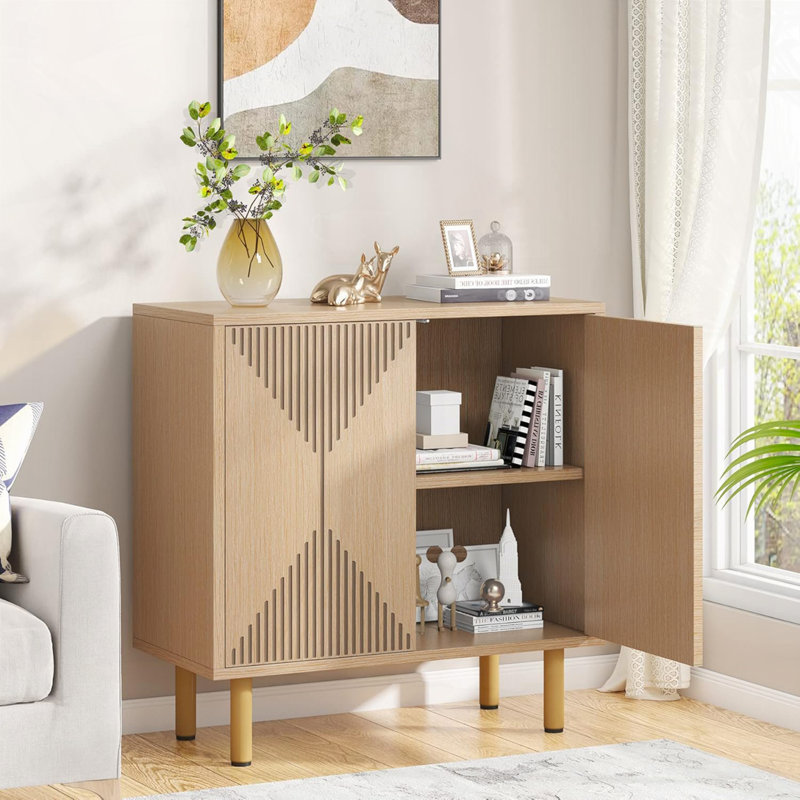 Hekker 58.04'' Sideboard, Yellow