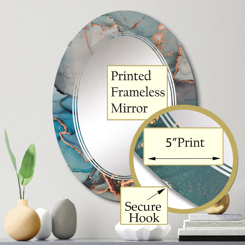 Oval Mirror, 30" x 20"