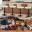 Ensemble de 4 tabourets de bar pivotants en similicuir avec sièges rembourrés 360, blanc-528942229-528942230
