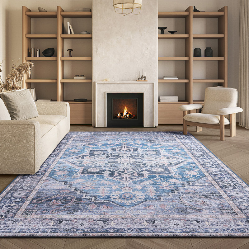 Tapis oriental bleu / gris czarnetzki, Rectangle 8 pi x 10 pi