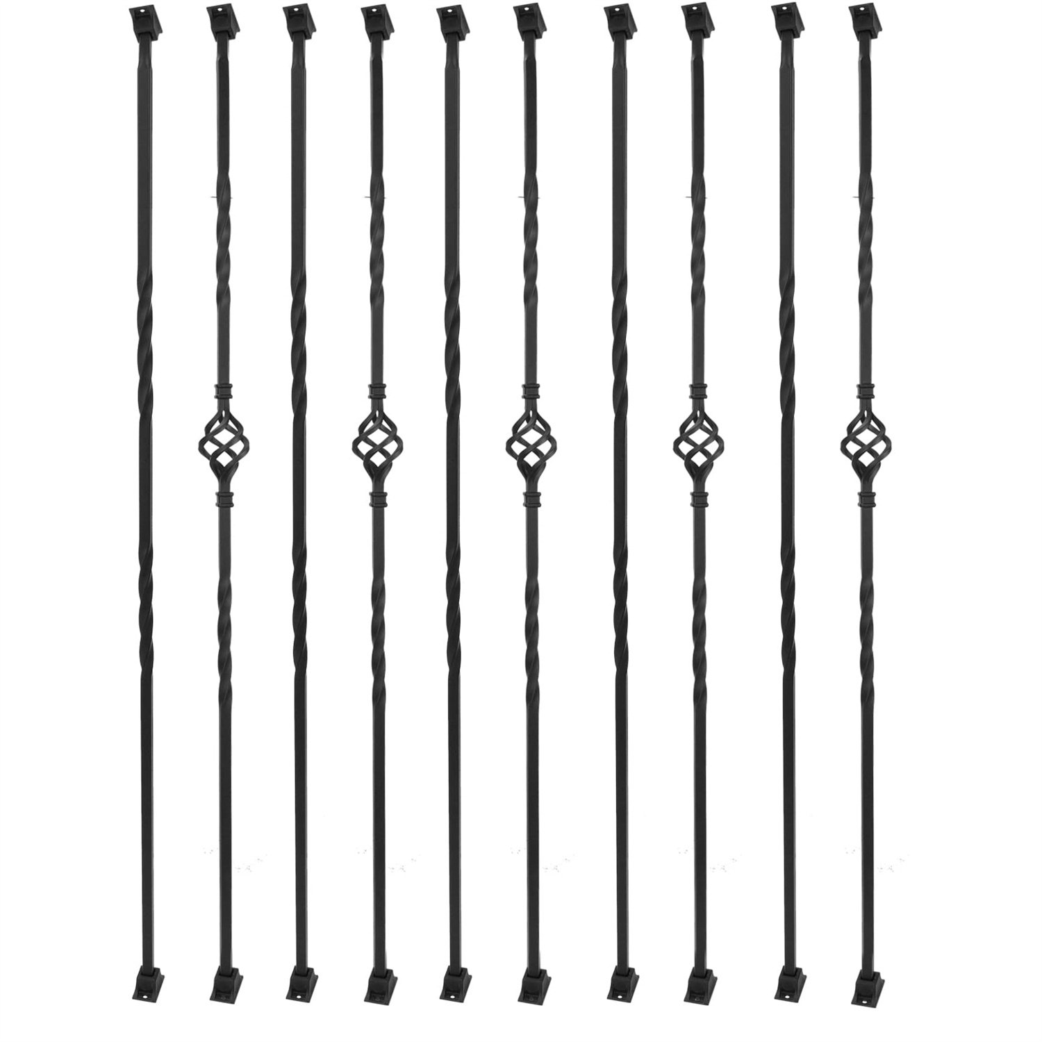 urkno-1-2-square-metal-stair-railing-with-iron-railing-swivels-pack-of