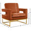 Fauteuil en velours l 33 po Binghamton-694730416-705586857