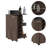 2-Shelf 6-Bottle Bar Cart With Division-414787263