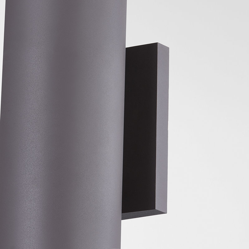 2 - Light Armed Sconce, Textured Bronze