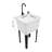 Freestanding Laundry Sink With Rotatable Faucet And Soap Dispenser-125439740