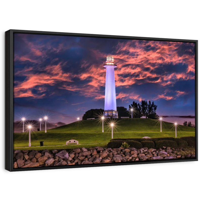 Long Beach, impression sur toile, H 9 po x l 13 po