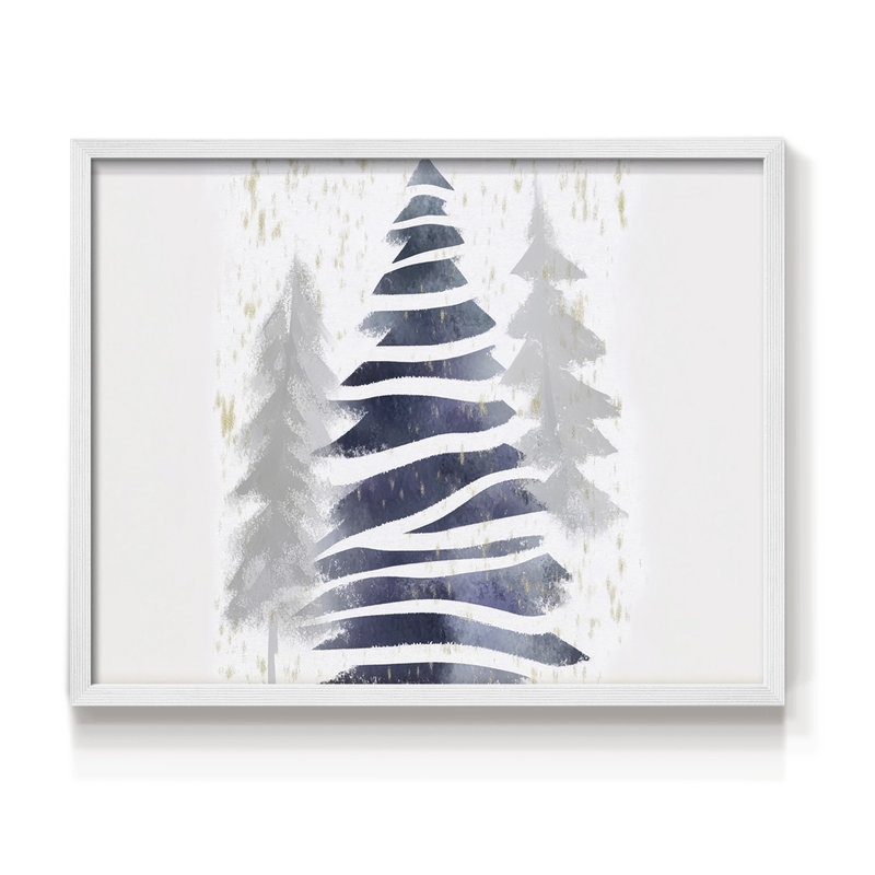 Chirstmas Art-DCCxxi - reproduction encadrée, H 8 po x l 10 po, Blanc