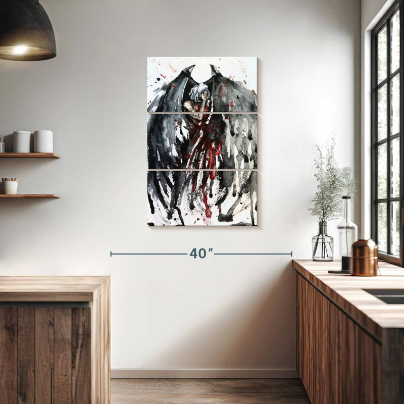 Kelan Crying Angel, 38" H x 24" W