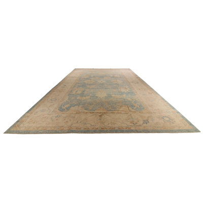 12x18 Blue Turkish Oushak Rug