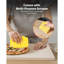 Pierre à pizza rectangulaire 51 x 36 x 1,7 cm, en cordiérite résistante à la chaleur jusqu'à 800 °C, extra large, avec racloir, idéale pour le barbecue, la cuisson du pain et des pizzas, et conçue pour le four.-119262902