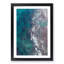 Aerial View of the Ocean in Abstract - Picture Frame Graphic Art Print-55683166-55683170