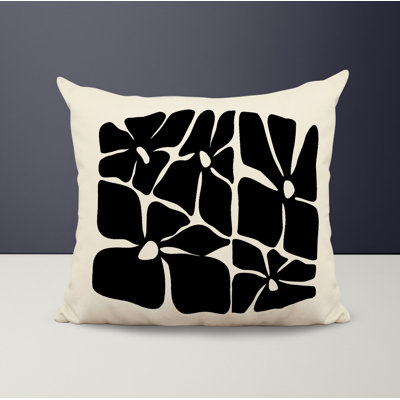 Polyester Throw Square Indoor/Outdoor Pillow Cover & Insert