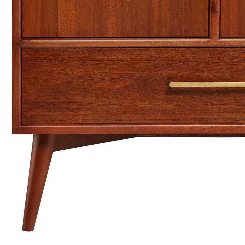 48" Novak Single Bathroom Vanity Set with Rectangular Undermount Sink, Natural Teak, Single-Hole Centered
