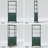 77" Tall Bookshelf with Cabinet, Freestanding Storage Cabinet with Solid Wood Legs, Retro Bookcase-1315302444