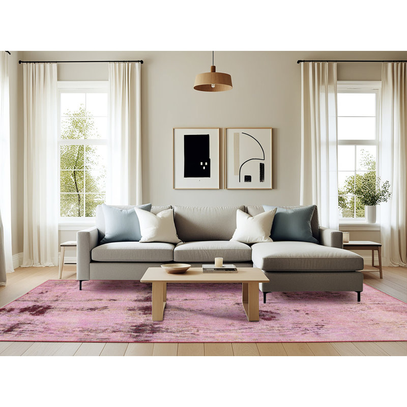 Tapis abstrait moderne 5641, Rectangle 6 pi x 9 pi