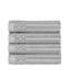 Kleiman Cotton Highly Absorbent Solid and Checkered Border Hand Towel Set-124136593