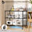 Nyakume 35.65'' W Metal Shelving Unit with Wheels