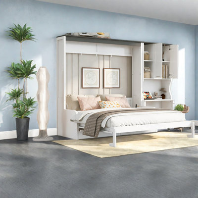 Lits pour grand lit peu encombrants avec design en bois multifonctionnel pour une maison moderne