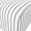 Ryder 90cm Wide Rectangle Striped Pouffe Ottoman-99373052