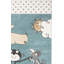 Tapis bleu Burgan-594832093