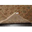 Tapis de zone en laine noué la agra brune 8 pi x 9 pi 1 po one-of-kind Slatington