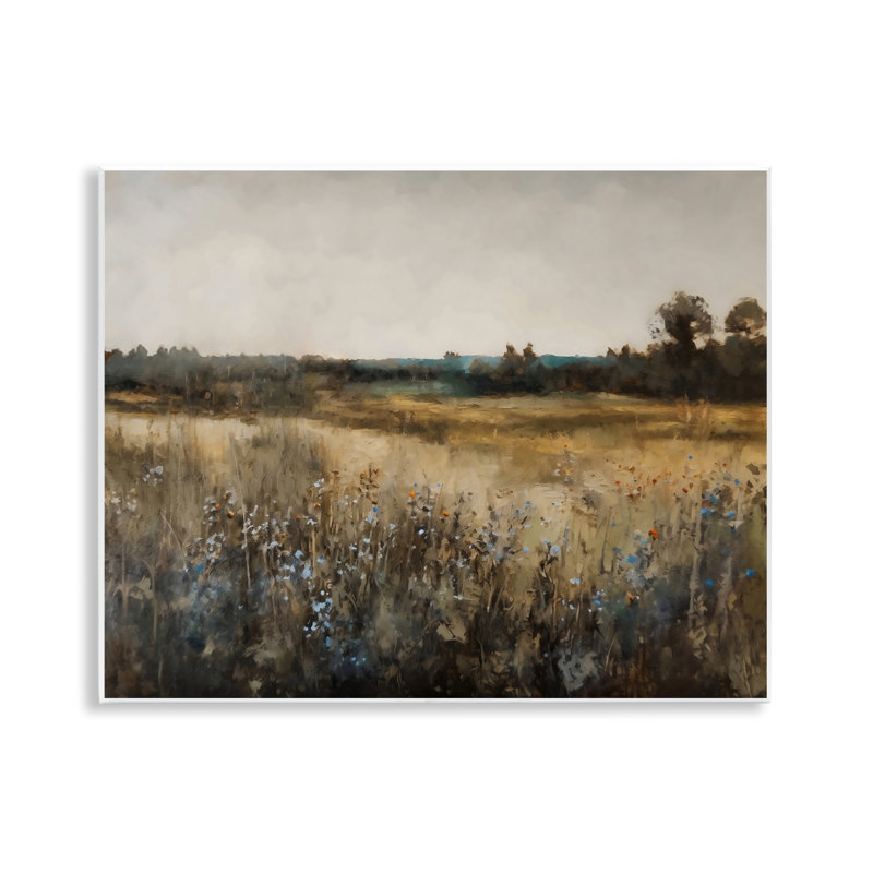 Plaque murale Wildflowers & Wheat Meadow, design par Creative Studio