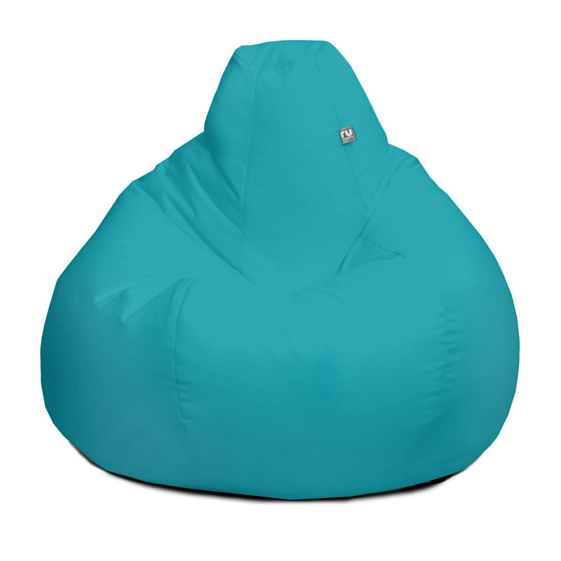 rucomfy Beanbags Extra Large Classic Outdoor Adult Bean Bag Chair. Home or Garden Gaming Seat Patio Furniture. Arrives Filled. Water & UV Resistant. Machine Washable - 70 x 110cm
