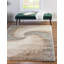 Tapis abstrait en polypropylène tissé à la machine gris / brun / blanc Aiah-1490984195