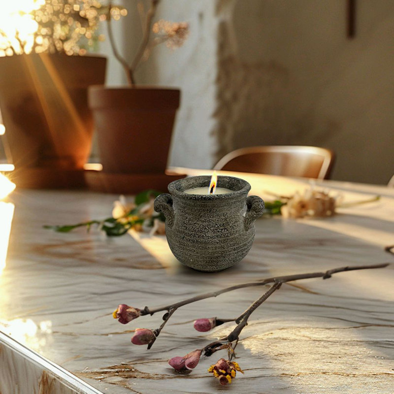 Bougie florale parfumée sans support
