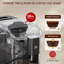 20 Bar Espresso Machine With Built-In Grinder, Double Boiler & LCD Touch Panel, Auto-Cleaning Quiet Coffee Maker for Home/Office Use, Beginner-Friendly Design-111057580