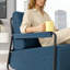 Upholstered Flannel Armchair