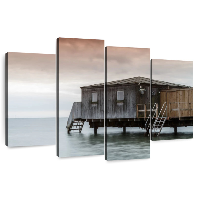 Maison de bain en bois Lilie, H 14 po x l 24 po