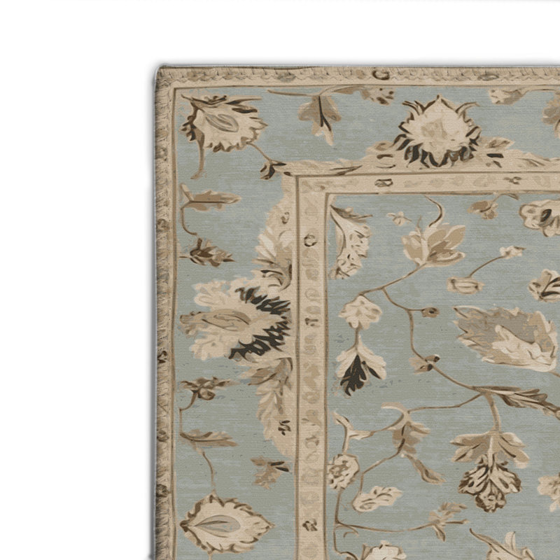 Tapis turc intérieur et extérieur gris, Rectangle 4pi x 6 pi