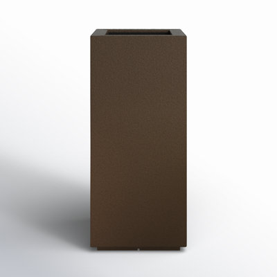 Gita Tall Lightweight Outdoor 16" x 16" x 36" Square Planter Box