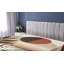 Drap-housse Ambesonne Monstera_ Feuille abstraite du milieu du siècle_ Rouge brun foncé-95976312