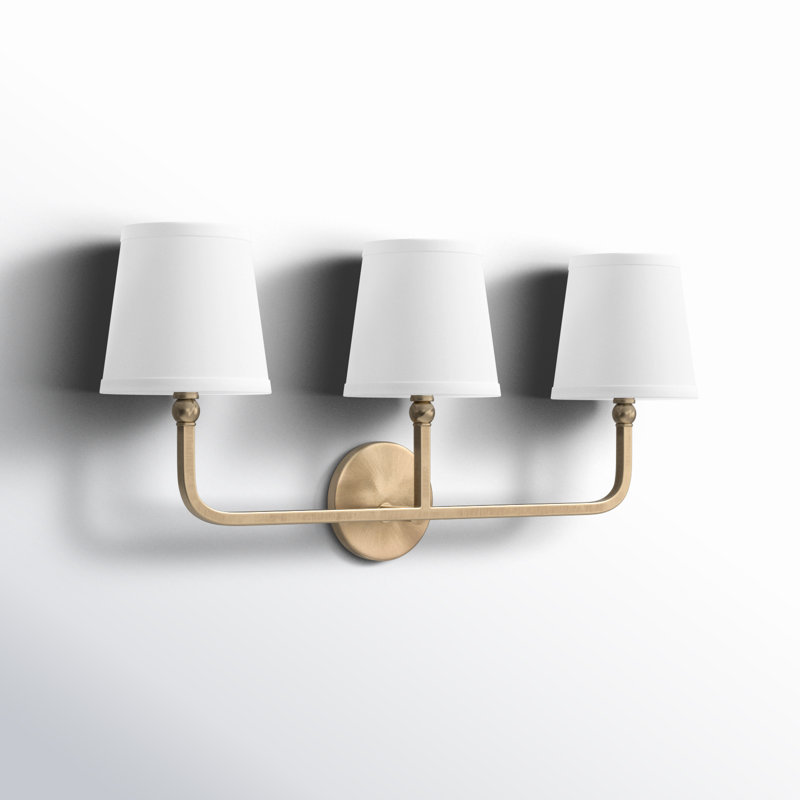 Climsland Dimmable Vanity Light, Aged Brass, 3