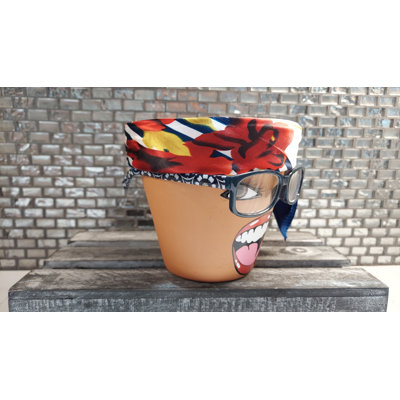 Sassy Soul Sister, Head Face Planter, Planter with Drainage, Planter, Flower Pots, Unique Gift