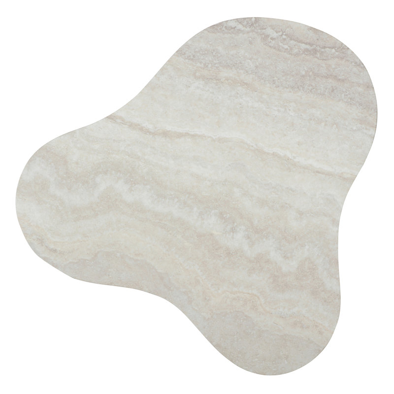 Table basse Vorn, Mars Beige Small(19.1'' H X 19.2'' W X 18.1'' D)