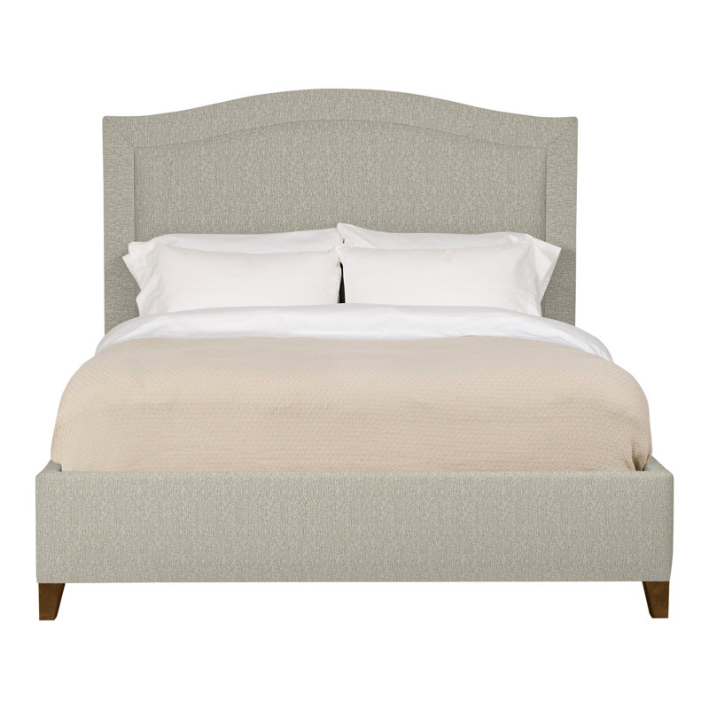 Caroline/Casey Solid Wood Bed, Ian Smoke, Queen, Wrenn